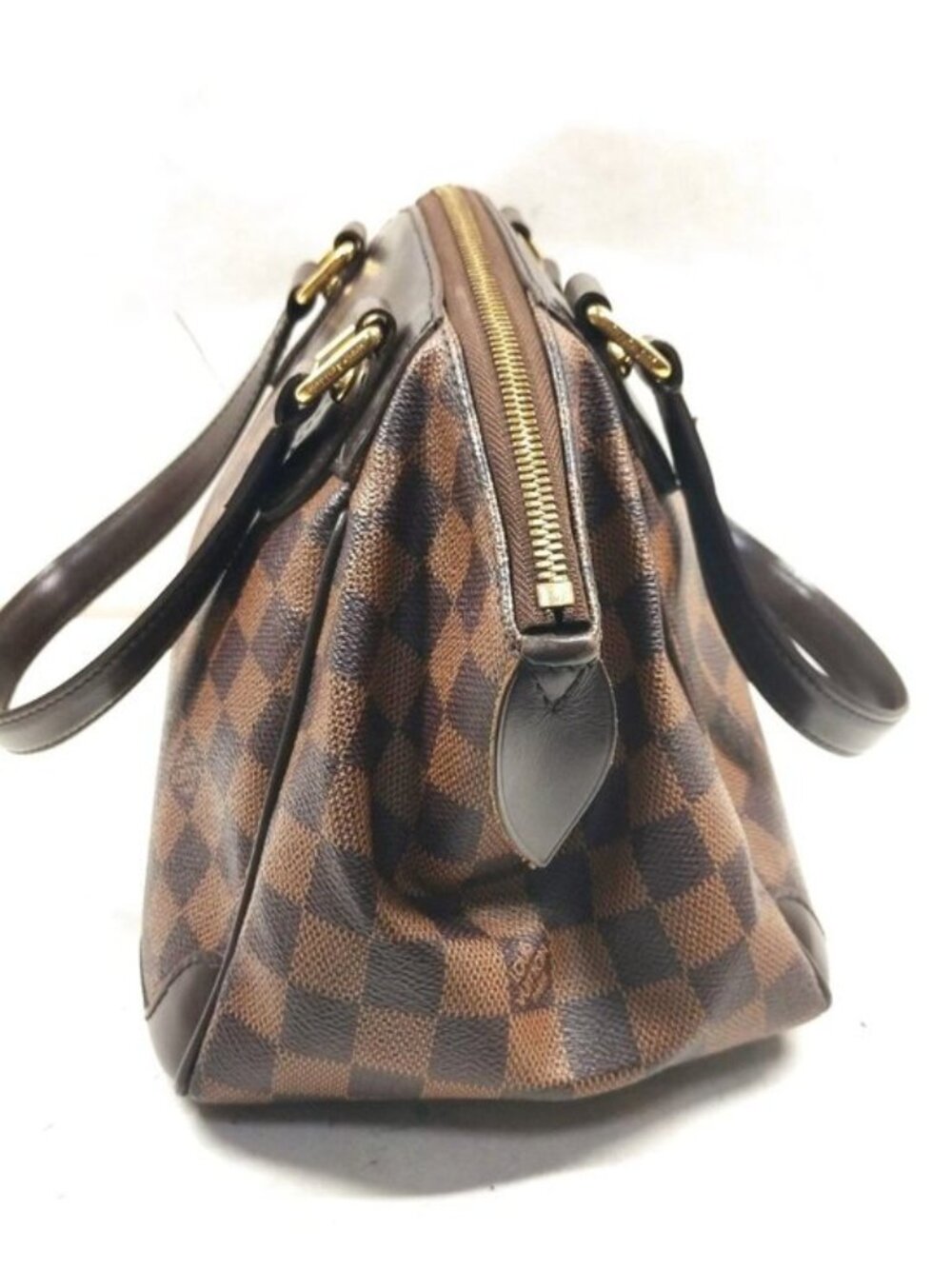 Authentic Louis Vuitton Verona PM Damier Ebene Shoulder Bag Brown LV Tote - Picture 5 of 16